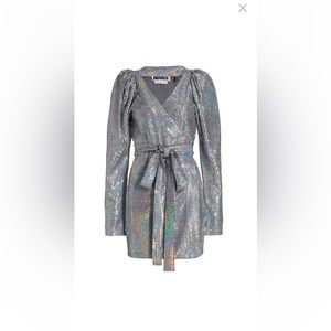 Rotate Birger Christensen Bridget Hologram Dress. Brand new condition.